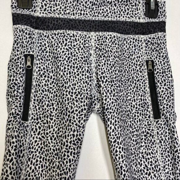 Lululemon Inspire Ankle Tight II‎ Miss Mosaic White Legging Size 4 - Picture 6 of 11